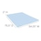 Flash Furniture Capri Comfortable Sleep 2 inch Cooling Gel Mattress Topper with CertiPUR-US Certified Memory Foam - Full MR-M35-2-F-GG - alternate 5